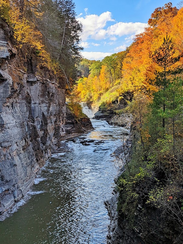 Hiking the Letchworth State Park Trails surrounding landscape
