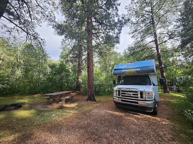 Camping at Oreville Campground in Black Hills National Forest - Black Hills