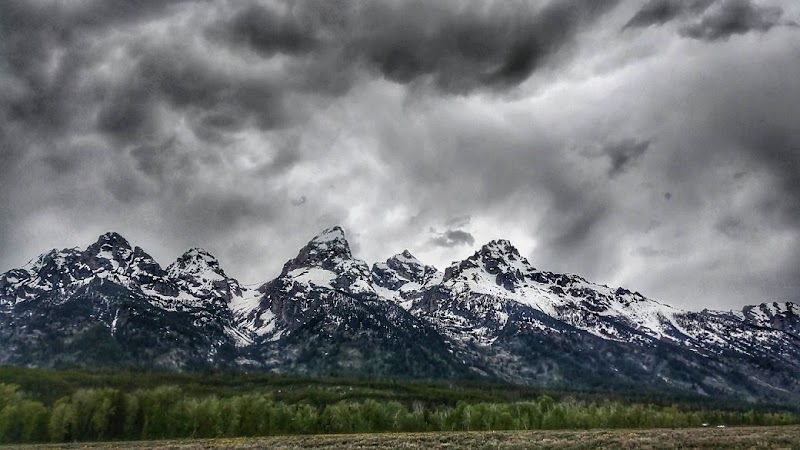 Majestic Peaks of the Grand Teton outdoor detail