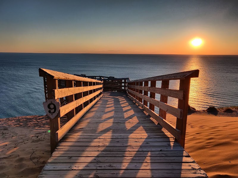 Majestic Beauty of Sleeping Bear Dunes surrounding landscape